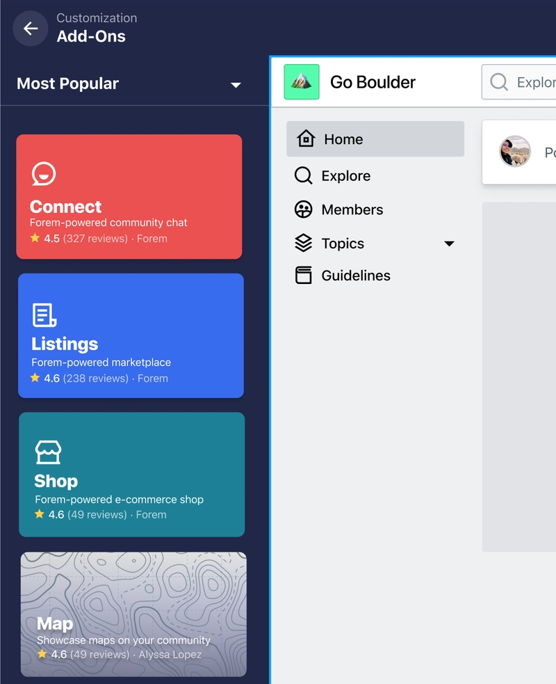 New forem experience