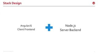©2015 Couchbase Inc. 24
Stack Design
AngularJS
Client Frontend
Node.js
Server Backend
 