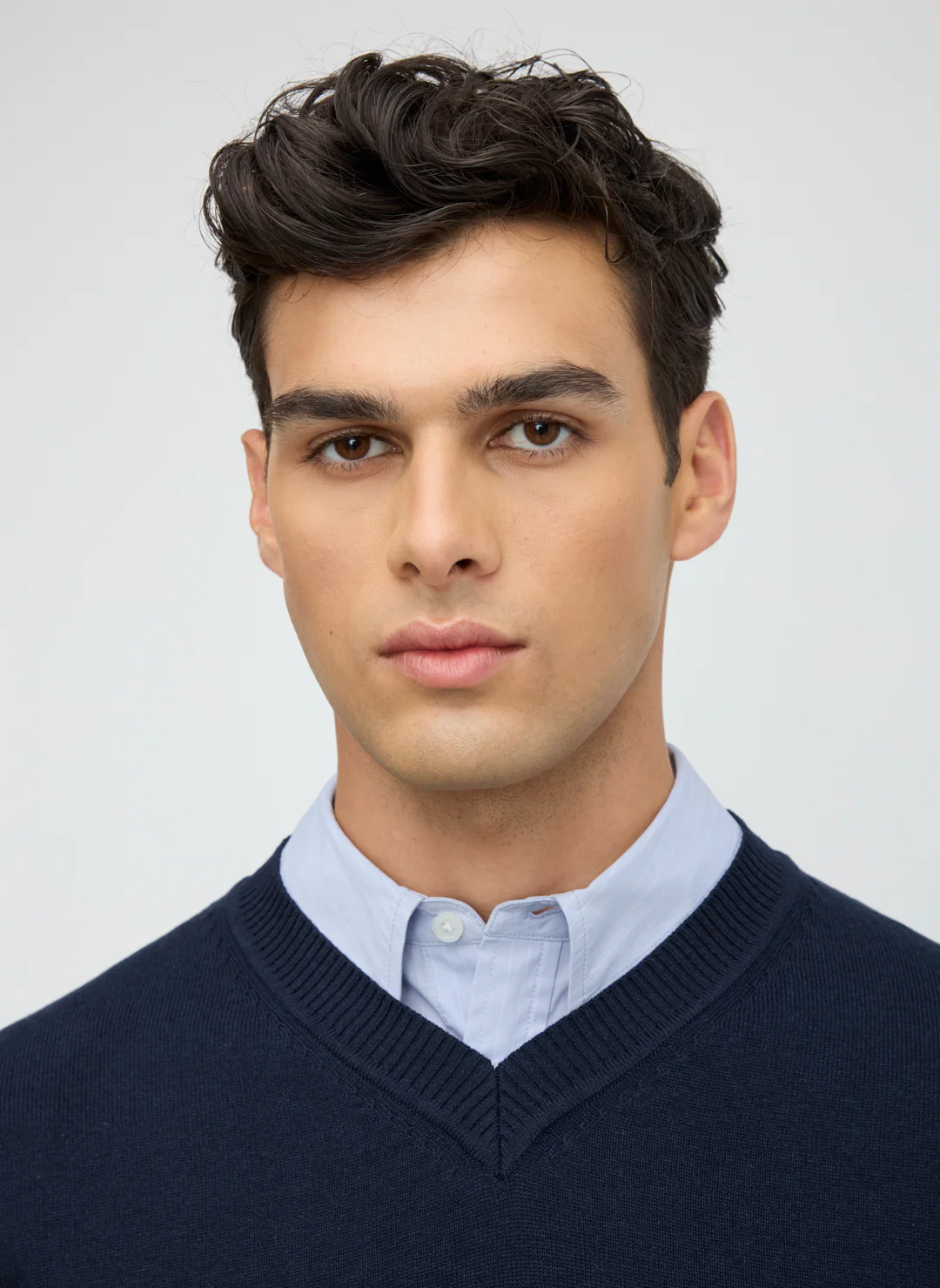 SilkStitch Easy Care V-Neck Sweater