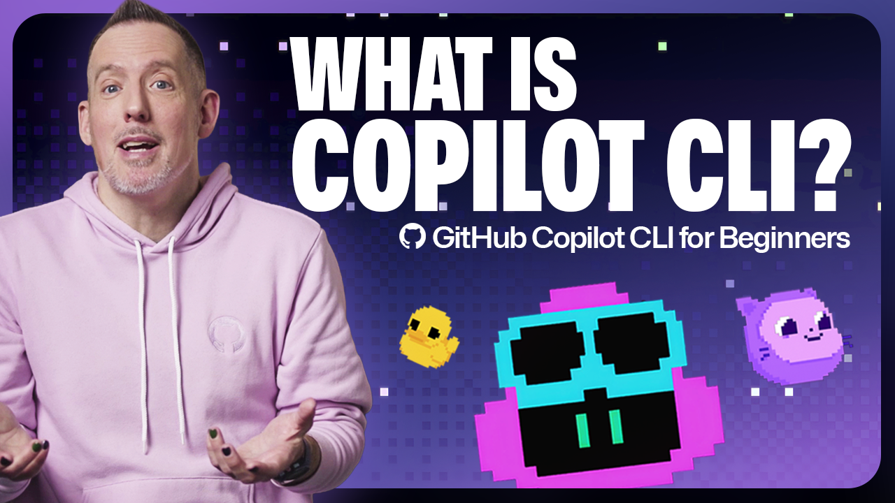 Header showing "What is Copilot CLI?" and GitHub Copilot iconography