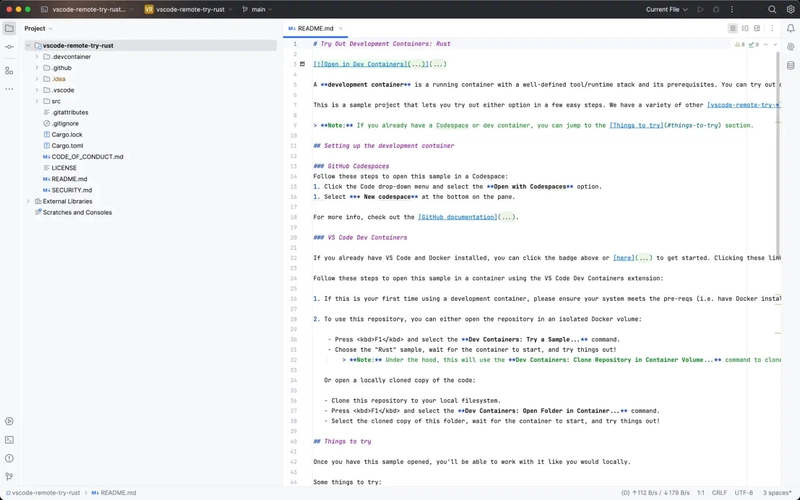 Running IntelliJ via the JetBrains Gateway