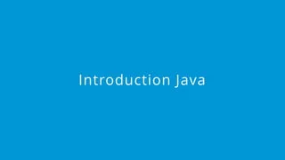 `
https://www.edureka.co/java-j2ee-soa-trainingEDUREKA JAVA CERTIFICATION TRAINING
Introduction Java
 
