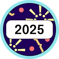 2025 New Year Writing Challenge Completion Badge