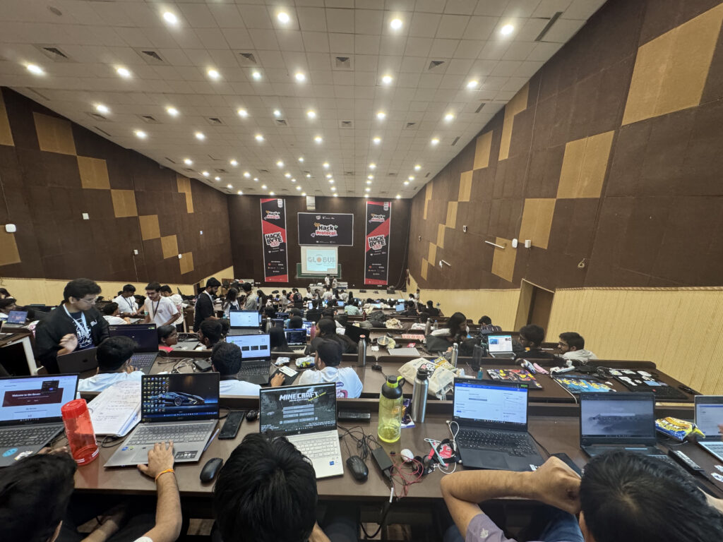 Students at HackByte