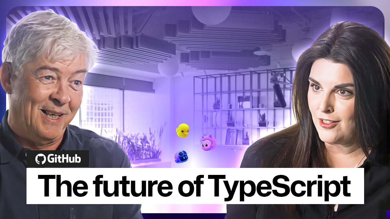Header image showing Anders Hejlsberg and the words 'The Future of Typescript.'
